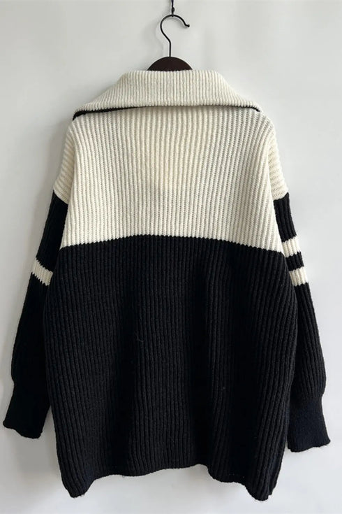 'Isolde' Knit Pullover Sweater - Celes Fashion